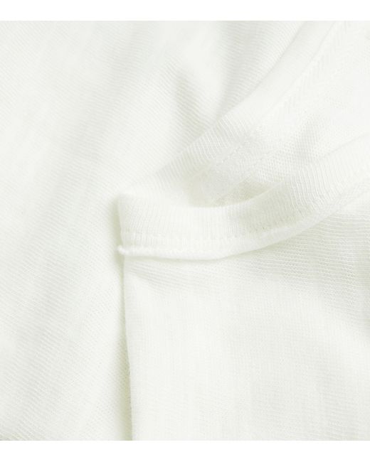 Rag & Bone White Cotton Flame T-Shirt for men