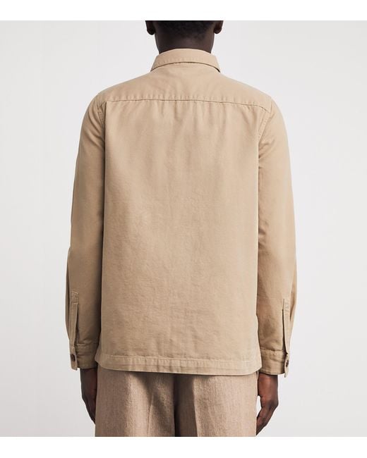 Barbour Natural Cotton Washed Overshirt for men