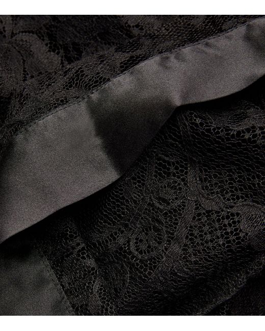 Kiki de Montparnasse Black Camille Kimono Robe