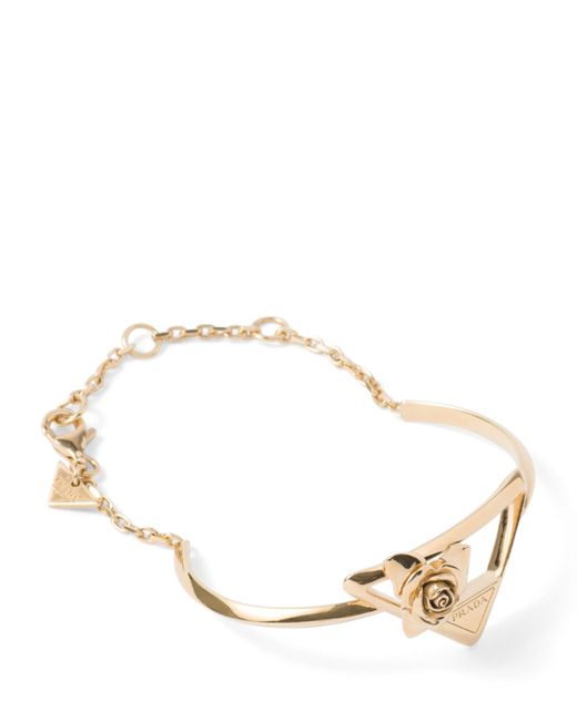 Prada Natural Rose Triangle Bracelet
