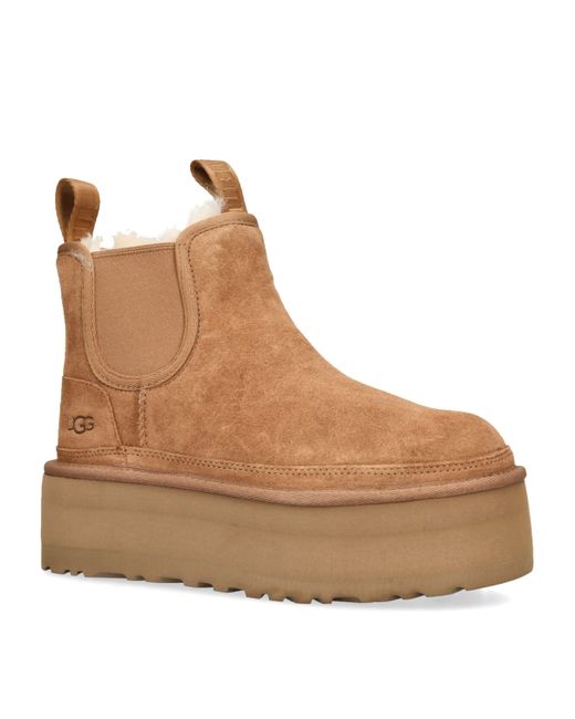 Ugg Brown Suede Neumel Chelsea Boots
