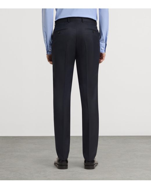 Boss Black Virgin Wool-Silk 2-Piece Suit for men