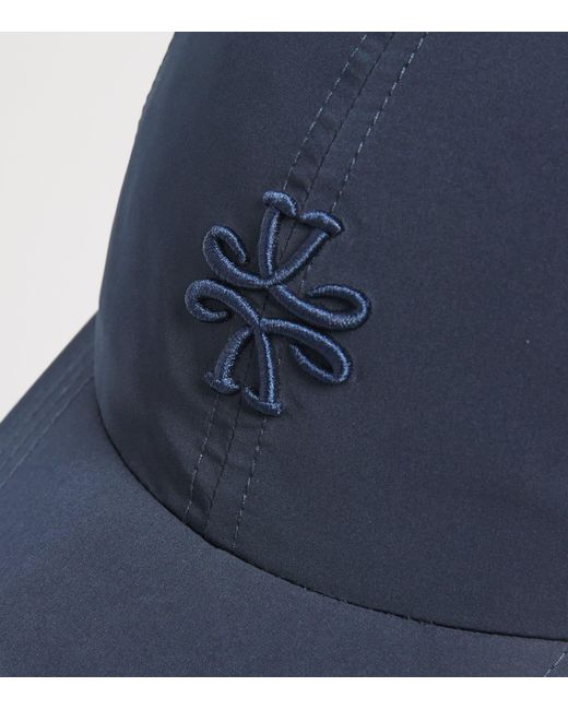 Jacob Cohen Blue Nylon Logo Baseball Cap for men