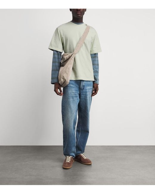 Agolde White Cotton Asha T-Shirt for men