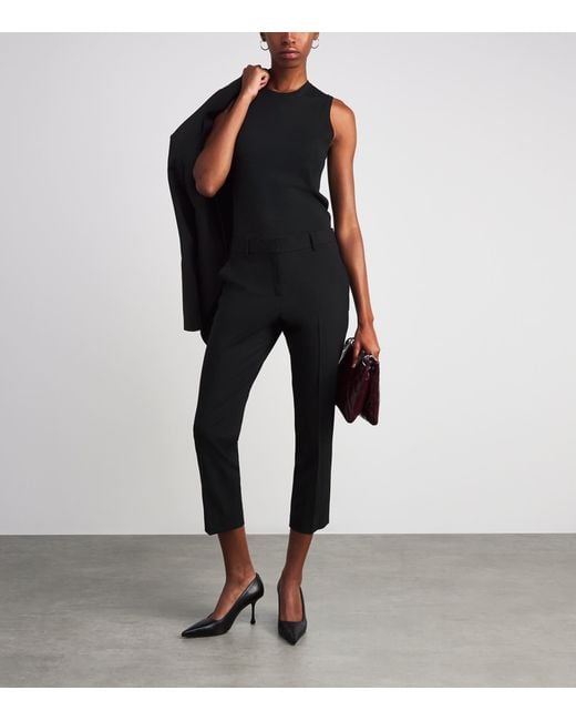 Theory Black Regal Wool Sweater Vest