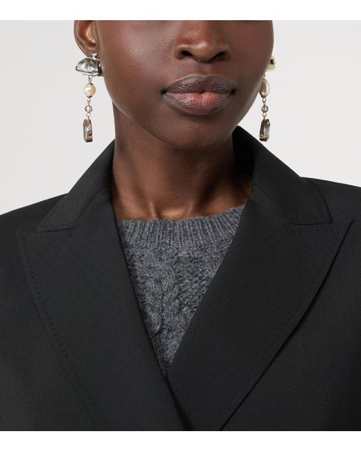 Weekend by Maxmara Metallic Charm Drop Earrings