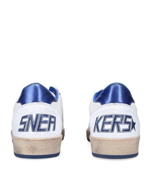 Golden Goose Deluxe Brand Blue 'Ball Star' Sneakers for men