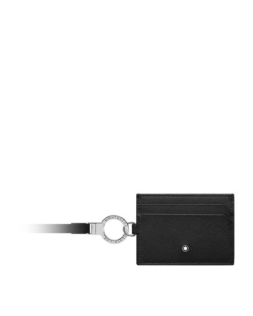 Montblanc Leather Sartorial 2cc Card Holder in Black | Lyst Canada