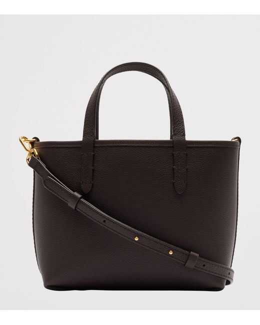Burberry Black Mini Leather Reversible Bloomsbury Tote Bag