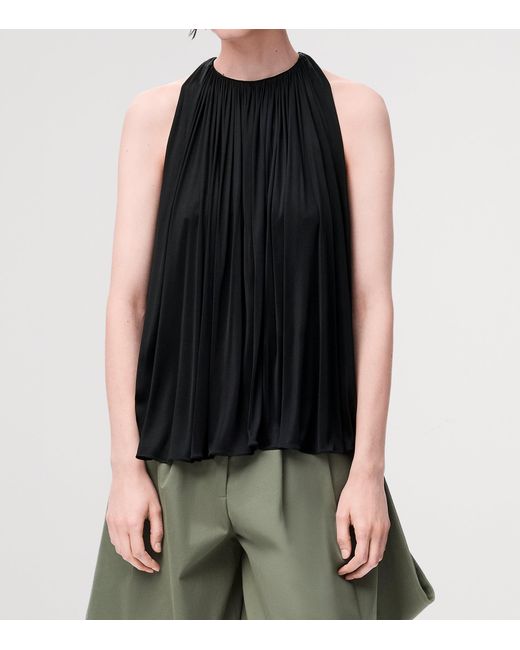 Loewe Black Halterneck Tank Top