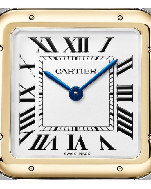 Cartier Metallic And Stainless Steel Panthère De Watch for men