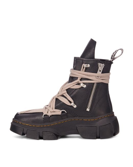 Dr. Martens 1460 DMXL Mega Lace Boot Rick Owens Black