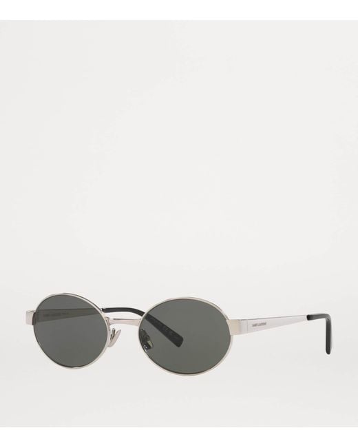 Saint Laurent Gray Metal Sl 692 Sunglasses