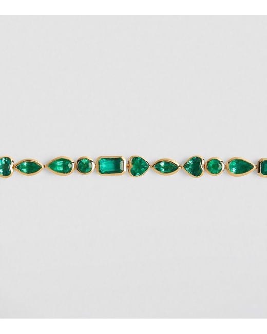SHAY Green And Emerald Multi-Shape Bracelet