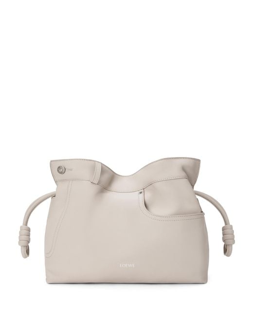 Loewe Natural Leather Jean-Detail Flamenco Purse