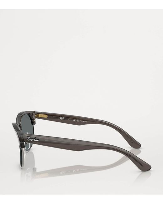 Ray-Ban Gray Rbr0504S Clubmaster Sunglasses