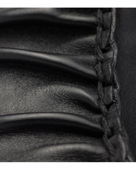 Prada Black Leather Mules for men