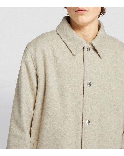 A.P.C. Natural Wool Coach Jacket for men