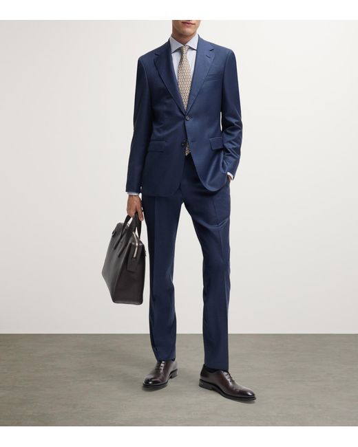 Boss Blue Organic Cotton Slim-Fit Shirt for men