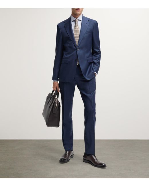 Boss Blue Organic Cotton Slim-Fit Shirt for men