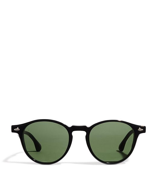 Sestini Eyewear Green Acetate Diciotto Sunglasses for men