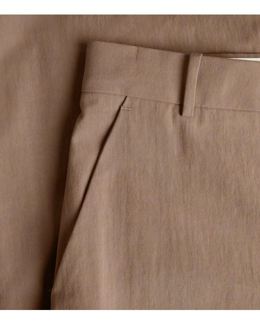 Studio Nicholson Brown Techno-cotton Straight Leg Trouser for men