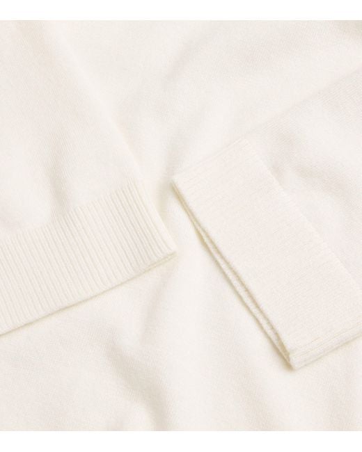 Weekend by Maxmara White Crew-Neck Long-Sleeve Sweater