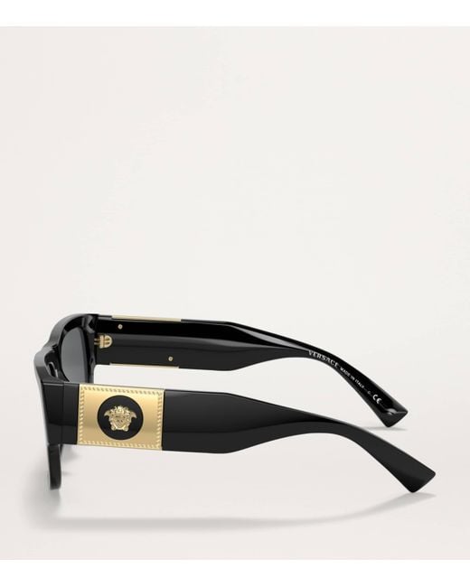 Versace Black Acetate Sunglasses for men