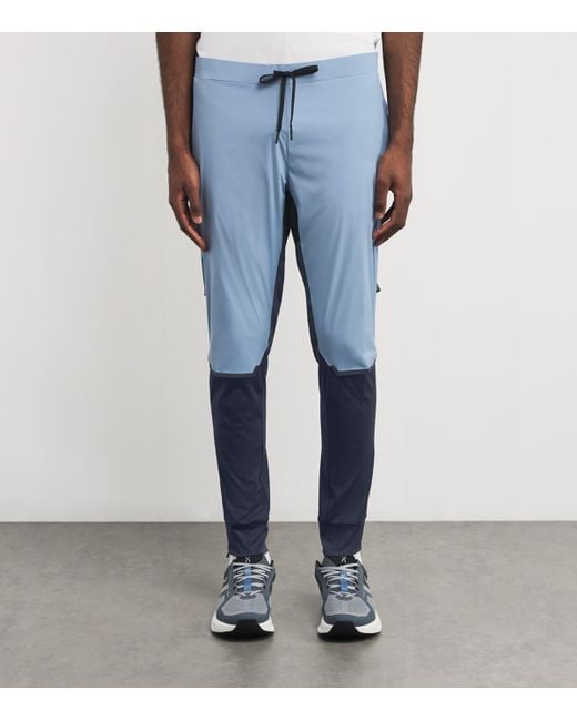 On Shoes Blue Water-Repellent Weather Trousers for men