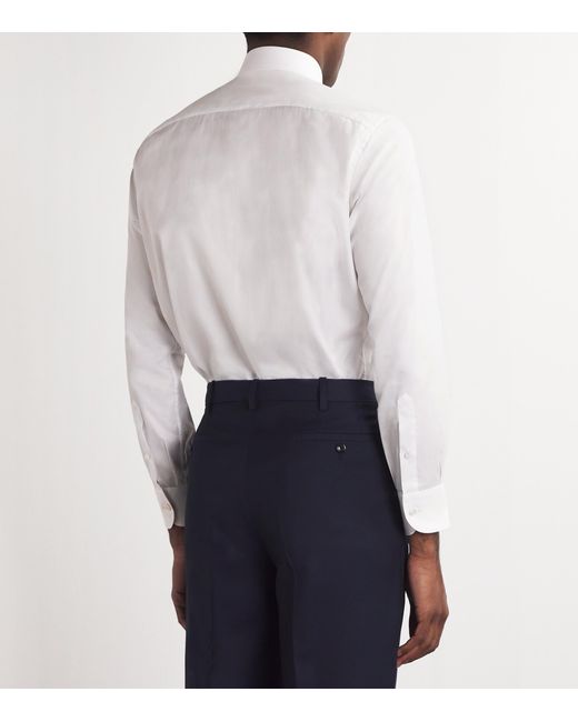 Brioni White Cotton Shirt for men