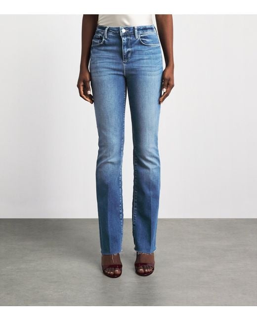 L'Agence Blue Ruth Straight Jeans