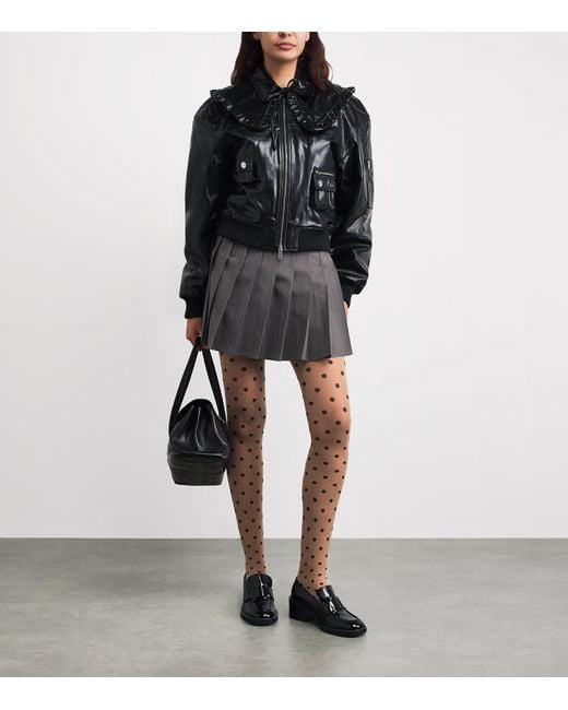 Wolford White Daisy Tights