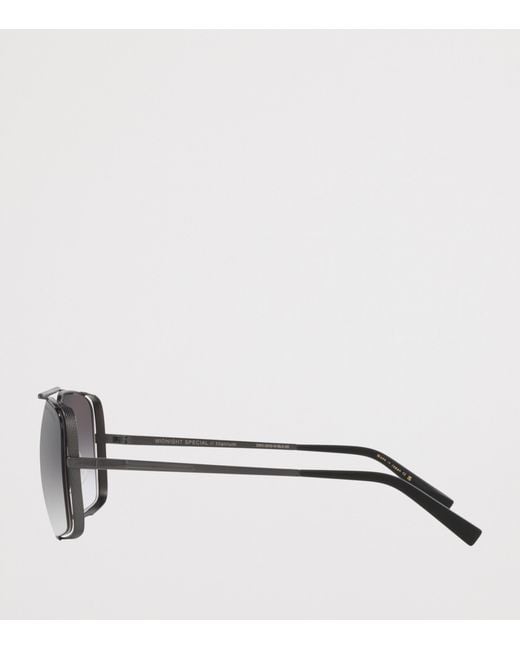 Dita Eyewear Gray Midnight Special Square Sunglasses