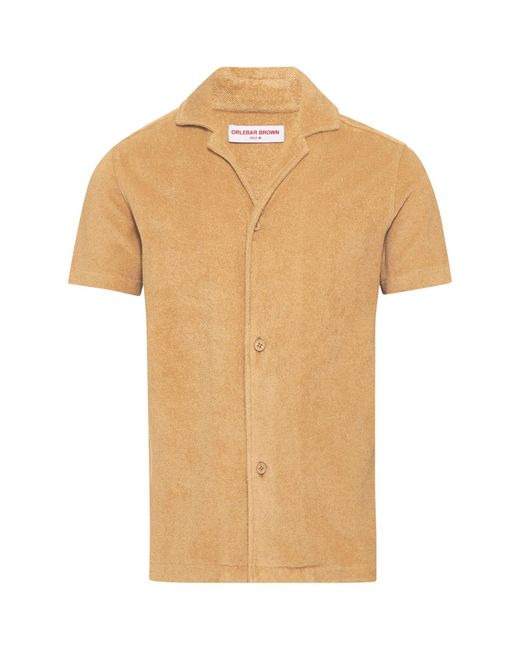 Orlebar Brown Natural Cotton Howell Shirt for men
