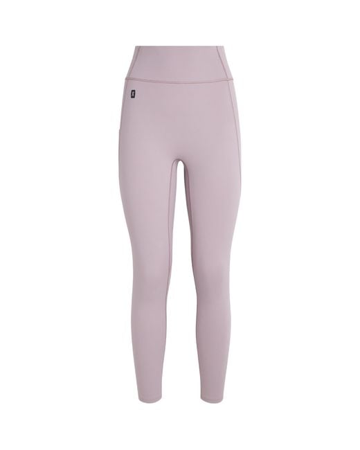 On Shoes Purple Studio 7/8 Leggings