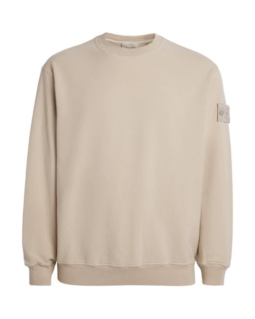 Stone Island Natural Cotton-Blend Ghost Sweatshirt for men