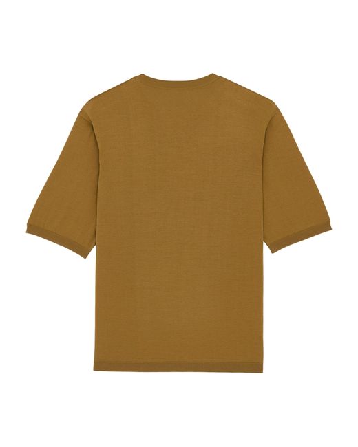 Saint Laurent Natural Wool Oversized T-Shirt for men