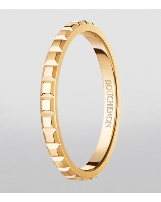 Boucheron Brown Mini Clou De Paris Wedding Ring