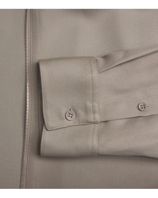 Sandro Brown Cotton Field Jacket for men