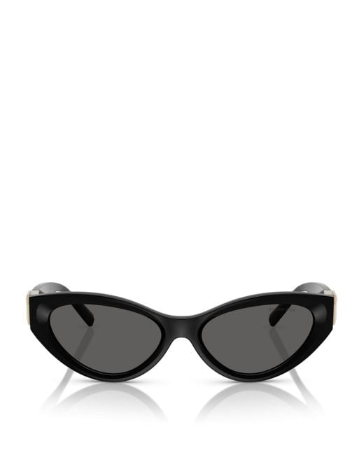 Tiffany & Co Black Acetate Cat-Eye Sunglasses