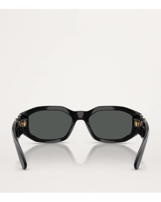 Versace Black Nylon Sunglasses for men
