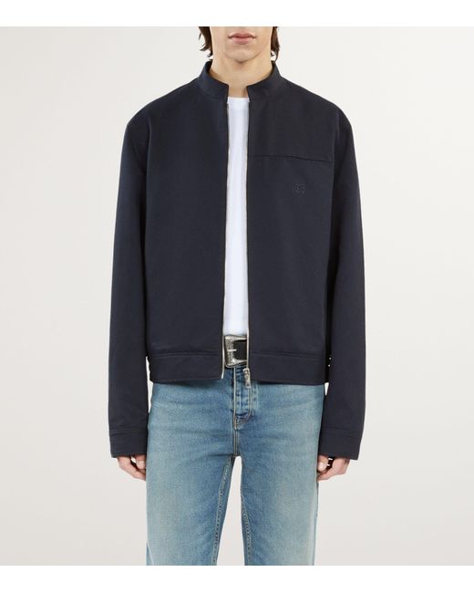The Kooples Blue Cotton-blend Worker Jacket for men