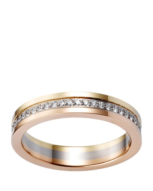 Cartier Brown Rose, And Diamond Vendôme Louis Wedding Band