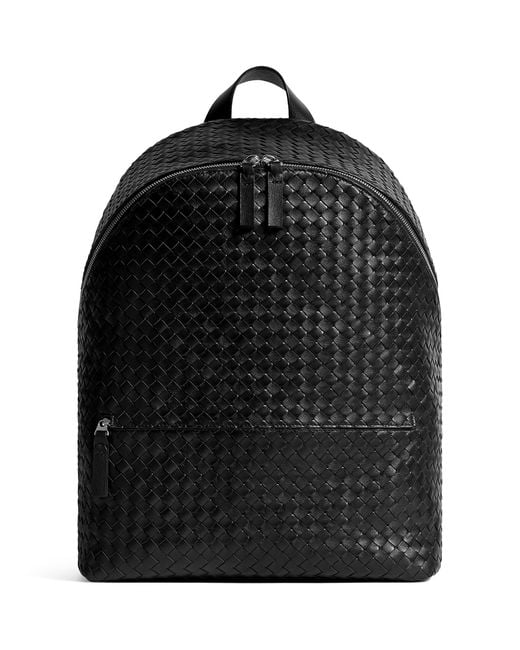 Bottega Veneta Black Calfskin 1975 Backpack for men
