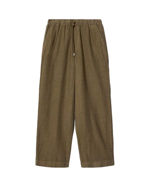 AllSaints Green Sharp Straight Trousers for men
