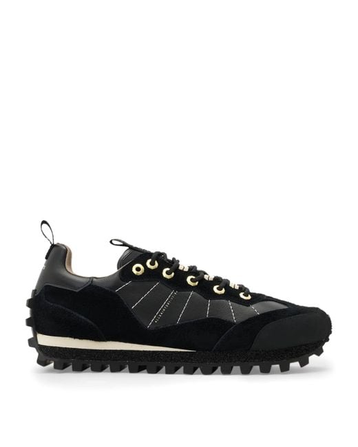 AllSaints Black Suede Nevis Sneakers for men