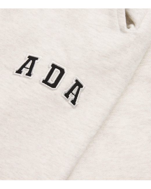 ADANOLA White Organic Cotton Ada Sweatpants