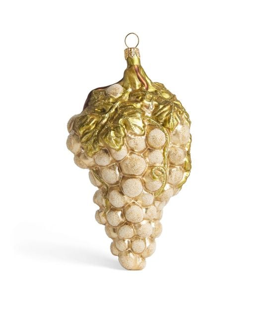 Harrods Metallic Glitter Grape Tree Decoration