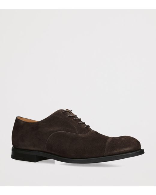 Church's Brown Suede Consul 2.0 Oxford Shoes for men