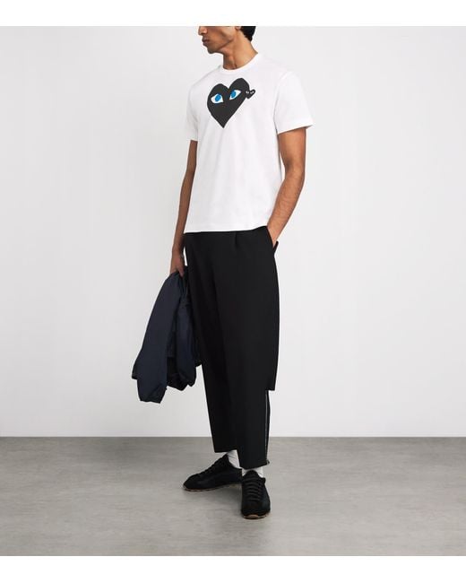 COMME DES GARÇONS PLAY White Heart Logo T-Shirt for men